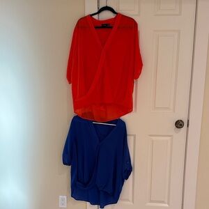 2 Apt. 9 Vibrant Blouses